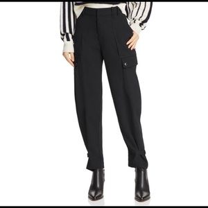 Joie Women's Black Alexica Cargo Pants 4